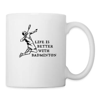Badminton Badminton Player - Mug - white - Right