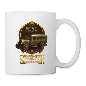 STEAMPUNK CLASSIC CAR VINTAGE RETRO VAN - Mug blanc - blanc - Droite