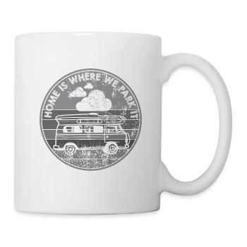 Camping Camper Outdoor Sommer Design - Tasse - Weiß - Rechts