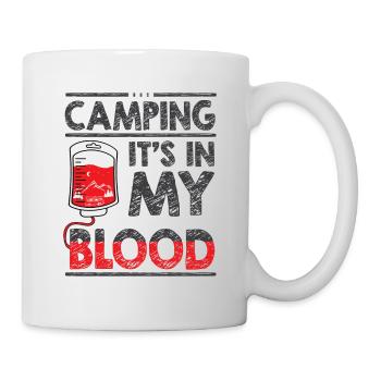 Camping Camper Outdoor Sommer Design - Tasse - Weiß - Rechts