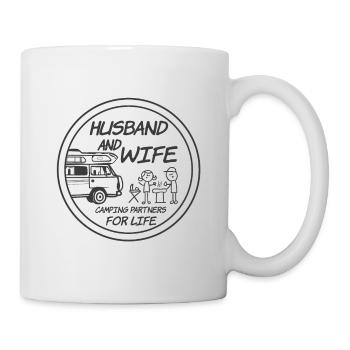 Camping Camper Outdoor Sommer Design - Tasse - Weiß - Rechts
