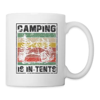 Camping Camper Outdoor Sommer Design - Tasse - Weiß - Rechts