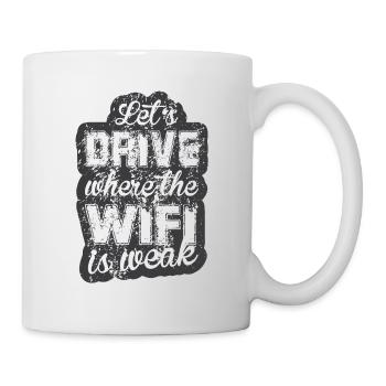Camping Camper Outdoor Sommer Design - Tasse - Weiß - Rechts