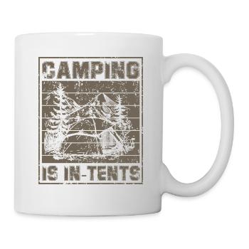 Camping Camper Outdoor Sommer Design - Tasse - Weiß - Rechts