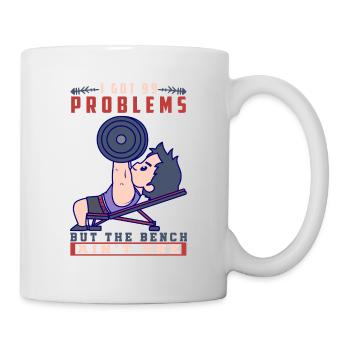 Bodybuilder Kraftsport Fitness Motiv - Tasse - Weiß - Rechts