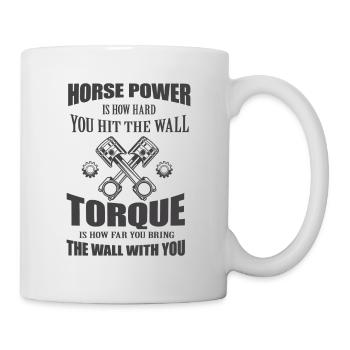 Tuning Spruch für Motorsport / Auto Fans - Tasse - Weiß - Rechts
