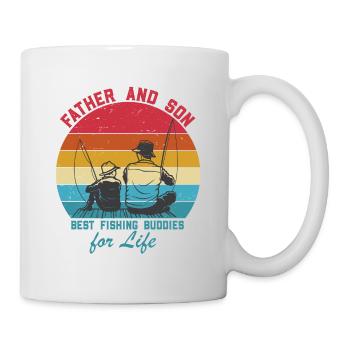 Lustiger Angler Fischer Spruch Angeln - Tasse - Weiß - Rechts
