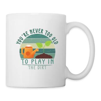 Garten Motiv Gärtner & Gärtnerin Spruch - Tasse - Weiß - Rechts