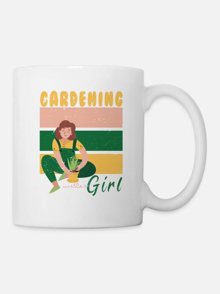 Garten Motiv Gärtner & Gärtnerin Spruch - Tasse - Weiß