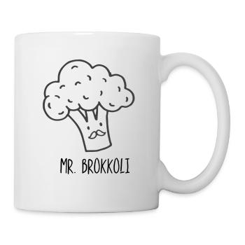 Mr Brokkoli - Tasse - Weiß - Rechts