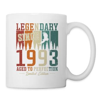 Legendary since 1993 Vintage Birthday Gift - Mug - white - Right