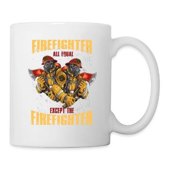 Feuerwehrmann Feuerwehr & Sprüche - Tasse - Weiß - Rechts