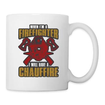 Feuerwehrmann Feuerwehr & Sprüche - Tasse - Weiß - Rechts
