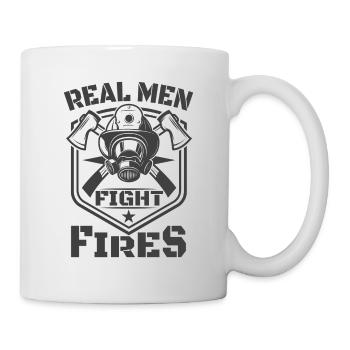 Feuerwehrmann Feuerwehr & Sprüche - Tasse - Weiß - Rechts