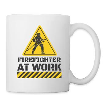 Feuerwehrmann Feuerwehr & Sprüche - Tasse - Weiß - Rechts