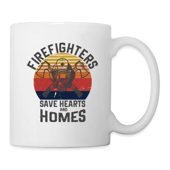 Feuerwehrmann Feuerwehr & Sprüche - Tasse - Weiß - Rechts