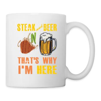 Lustiger Grill-Spruch I Grillen Motiv - Tasse - Weiß - Rechts