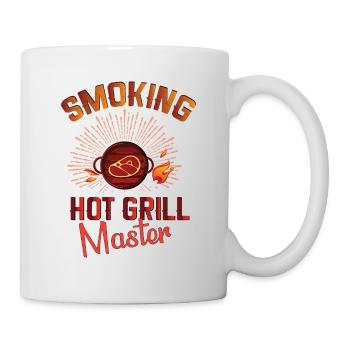 Lustiger Grill-Spruch I Grillen Motiv - Tasse - Weiß - Rechts