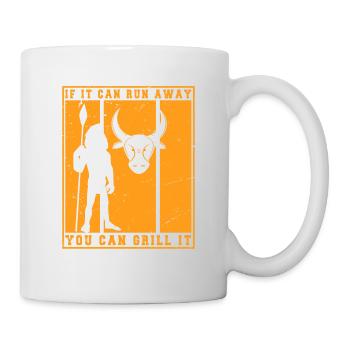 Lustiger Grill-Spruch I Grillen Motiv - Tasse - Weiß - Rechts