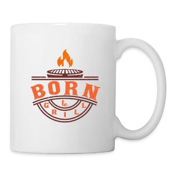 Lustiger Grill-Spruch I Grillen Motiv - Tasse - Weiß - Rechts