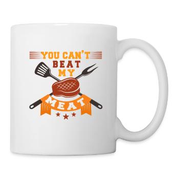 Lustiger Grill-Spruch I Grillen Motiv - Tasse - Weiß - Rechts
