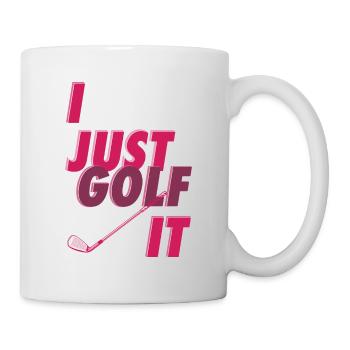 Golf Geschenk Witz Golfspieler Golfer - Tasse - Weiß - Rechts