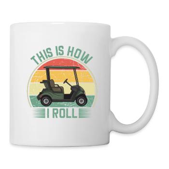 Golf Geschenk Witz Golfspieler Golfer - Tasse - Weiß - Rechts