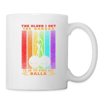 Golf Geschenk Witz Golfspieler Golfer - Tasse - Weiß - Rechts