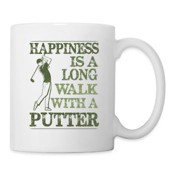 Golf Geschenk Witz Golfspieler Golfer - Tasse - Weiß - Rechts