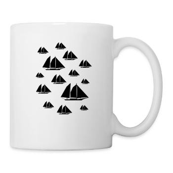 Segeln Segelboote - Tasse - Weiß - Rechts