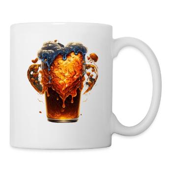 hearty craft beer explosion - Mug - white - Right