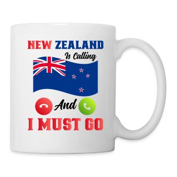 Neuseeland Kultur Kiwi Vogel Neuseeland Urlaub - Tasse - Weiß - Rechts