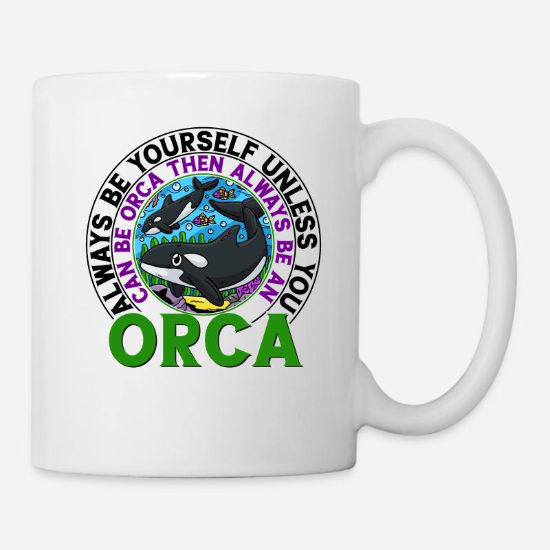 Orca Ozean Wal Orca Fan Meerestier - Tasse - Weiß
