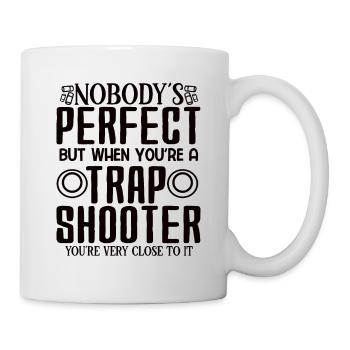 Clay pigeon shooting Clay pigeon shooting shooting - Mug - white - Right