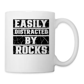 Dicton de géologie - Mug blanc - blanc - Droite