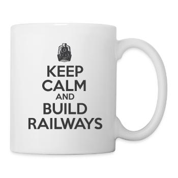 Lokführer Bahn Design I Model Eisenbahn - Tasse - Weiß - Rechts
