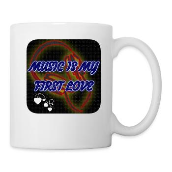 La musique est mon premier amour - Club WoW - Mug blanc - blanc - Droite