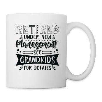 Rentnerin Rente Ruhestand Geschenkidee Humor Oma - Tasse - Weiß - Rechts