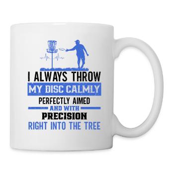 Disc Golf Player Frisbee Player - Mug blanc - blanc - Droite