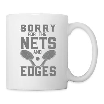 Lustiger Tischtennis Spruch Tischtennis - Tasse - Weiß - Rechts