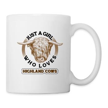 Scottish Highland cattle Highland Cattle - Mug - white - Right