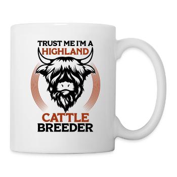 Scottish Highland cattle Highland Cattle - Mug - white - Right