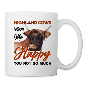 Scottish Highland cattle Highland Cattle - Mug - white - Right