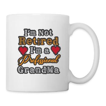 Rentner Sprüche & Geschenke Ruhestand - Tasse - Weiß - Rechts