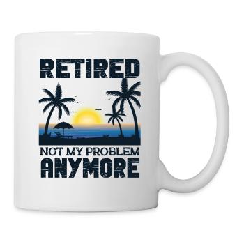Rentner Sprüche & Geschenke Ruhestand - Tasse - Weiß - Rechts