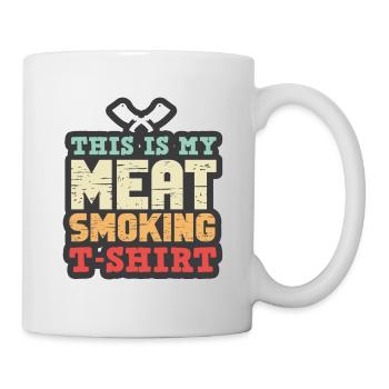 Metzger Fleischer Sprücher I Metzgerei - Tasse - Weiß - Rechts