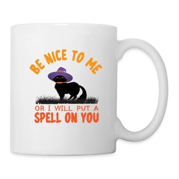 Grusel Halloweenspruch Spruch Halloween - Tasse - Weiß - Rechts