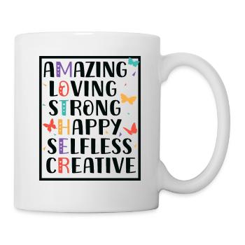 Muttertag Geschenkidee Mama Mütter - Tasse - Weiß - Rechts