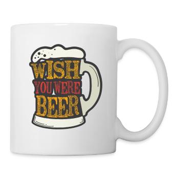 Feiern Bier Party Spruch I Biertrinken - Tasse - Weiß - Rechts