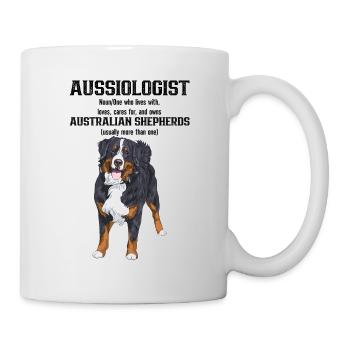Australian Shepherd Dog - Mug - white - Right